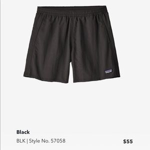 Patagonia women’s “baggies” shorts